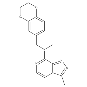 N-[(2,3-dihydro-1,4-benzodioxin-6-yl)methyl]-N,3-dimethyl-[1,2,4]triazolo[4,3-a]pyrazin-8-amine Structure