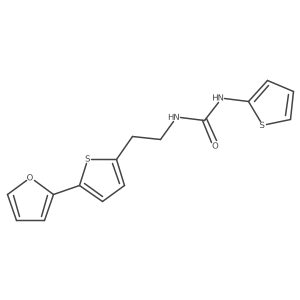 3-{2-[5-(Furan-2-yl)thiophen-2-yl]ethyl}-1-(thiophen-2-yl)urea结构式