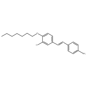 4-[[3-Chloro-4-(heptyloxy)phenyl]diazenyl]aniline Structure