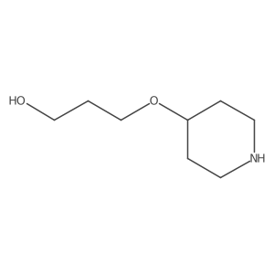 3-(Piperidin-4-yloxy)propan-1-ol结构式