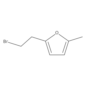 2-(2-Bromoethyl)-5-methylfuran结构式