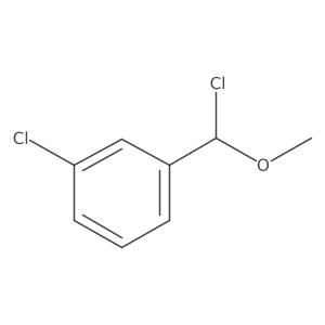Benzene, 1-chloro-3-(chloromethoxymethyl)-结构式