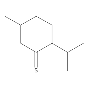 (2R,5S)-5-methyl-2-propan-2-ylcyclohexane-1-thione结构式
