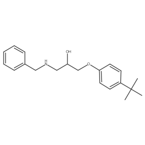 1-(Benzylamino)-3-(4-tert-butylphenoxy)propan-2-ol结构式