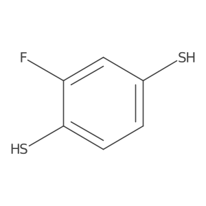 2-Fluorobenzene-1,4-dithiol结构式