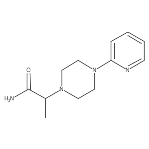2-(4-(Pyridin-2-yl)piperazin-1-yl)propanamide Structure