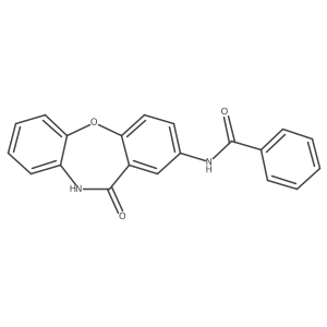 N-(11-oxo-10,11-dihydrodibenzo[b,f][1,4]oxazepin-2-yl)benzamide结构式