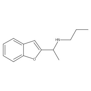 [1-(1-Benzofuran-2-yl)ethyl](propyl)amine Structure