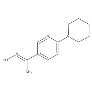 N'-hydroxy-6-piperidin-1-ylpyridine-3-carboximidamide结构式