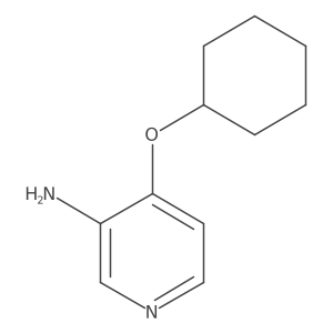 4-(Cyclohexyloxy)pyridin-3-amine结构式