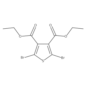 Diethyl 2,5-dibromothiophene-3,4-dicarboxylate Structure