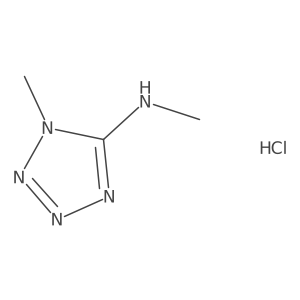 N,1-dimethyltetrazol-5-amine hydrochloride Structure