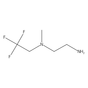 (2-Aminoethyl)(methyl)(2,2,2-trifluoroethyl)amine结构式
