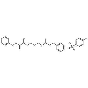 Benzyl N6-((benzyloxy)carbonyl)-D-lysinate 4-methylbenzenesulfonate结构式