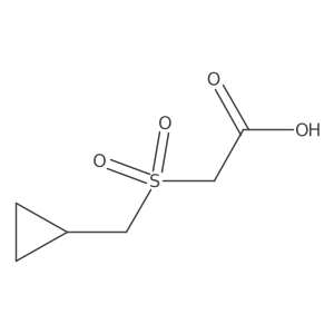 2-Cyclopropylmethanesulfonylacetic acid Structure