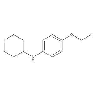 N-(4-Ethoxyphenyl)tetrahydro-2H-pyran-4-amine结构式