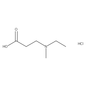 3-[Ethyl(methyl)amino]propanoic acid hydrochloride结构式