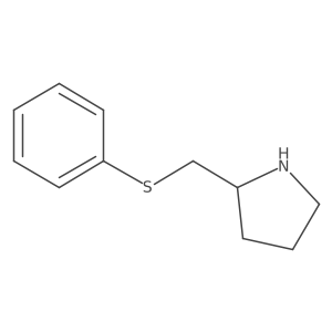 2-[(Phenylsulfanyl)methyl]pyrrolidine Structure