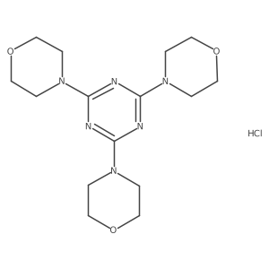 2,4,6-Trimorpholino-1,3,5-triazine hydrochloride Structure