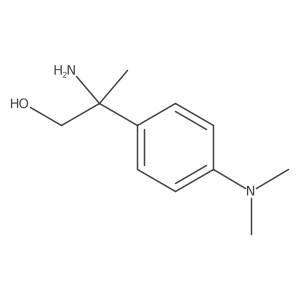2-Amino-2-(4-(dimethylamino)phenyl)propan-1-ol结构式