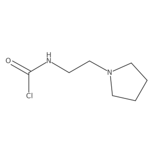 N-(2-pyrrolidin-1-ylethyl)carbamoyl chloride Structure
