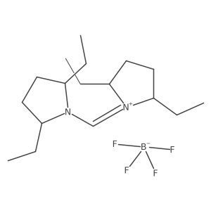 (2R,5R)-1-(((2R,5R)-2,5-Diethylpyrrolidin-1-yl)methylene)-2,5-diethylpyrrolidin-1-ium tetrafluoroborate Structure