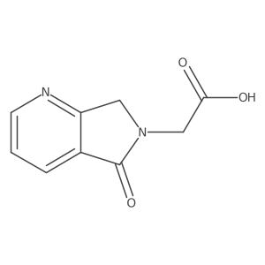 2-(5-oxo-5H-pyrrolo[3,4-b]pyridin-6(7H)-yl)acetic acid结构式