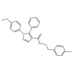 N-(4-chlorophenethyl)-1-(4-methoxyphenyl)-5-(pyridin-3-yl)-1H-1,2,3-triazole-4-carboxamide Structure