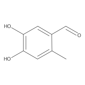 4,5-Dihydroxy-2-methylbenzaldehyde结构式