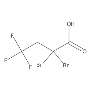 2,2-Dibromo-4,4,4-trifluorobutanoic acid结构式