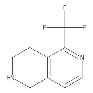 5-(Trifluoromethyl)-1,2,3,4-tetrahydro-2,6-naphthyridine Structure