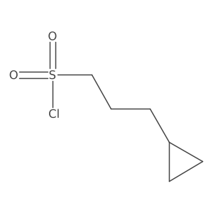 3-Cyclopropylpropane-1-sulfonyl chloride Structure