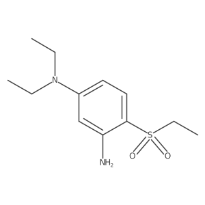 N1,N1-Diethyl-4-(ethylsulfonyl)-1,3-benzenediamine结构式