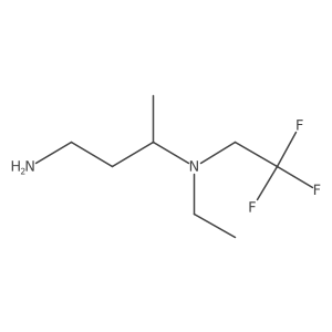 1,3-Butanediamine, N3-ethyl-N3-(2,2,2-trifluoroethyl)-结构式