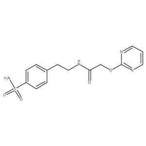 2-(pyrimidin-2-yloxy)-N-(4-sulfamoylphenethyl)acetamide Structure