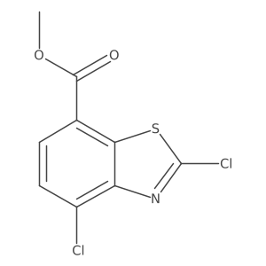 2,4-Dichlorobenzothiazole-7-carboxylic acid methyl ester Structure