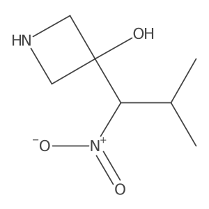 3-(2-Methyl-1-nitropropyl)-3-azetidinol Structure