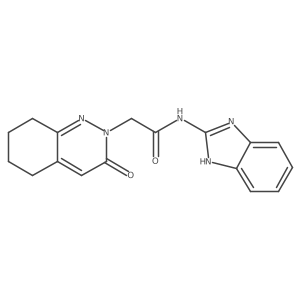 N-(1H-benzimidazol-2-yl)-2-(3-oxo-5,6,7,8-tetrahydrocinnolin-2(3H)-yl)acetamide Structure