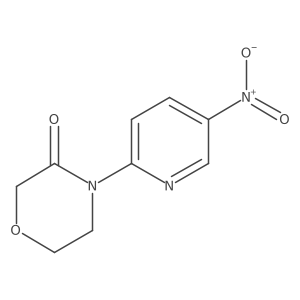 4-(5-Nitro-pyridin-2-yl)-morpholin-3-one结构式