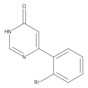 6-(2-Bromophenyl)pyrimidin-4-ol Structure