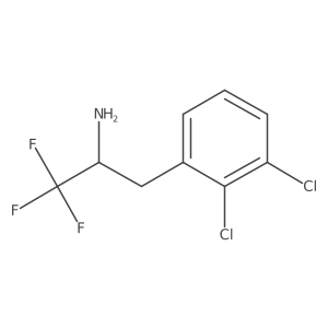 3-(2,3-Dichlorophenyl)-1,1,1-trifluoropropan-2-amine Structure