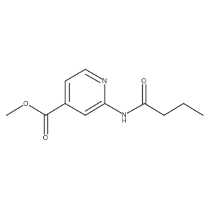 Methyl 2-butyramidoisonicotinate Structure