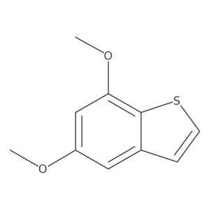 5,7-Dimethoxy-1-benzothiophene结构式