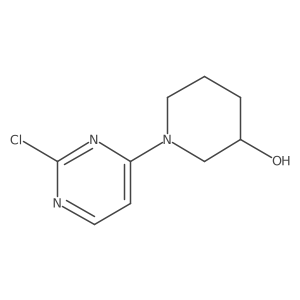 (R)-1-(2-chloropyrimidin-4-yl)piperidin-3-ol结构式