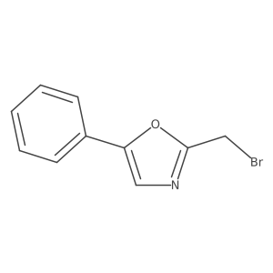 2-(Bromomethyl)-5-phenyl-1,3-oxazole结构式