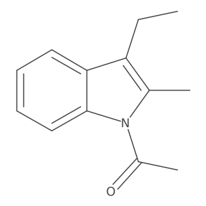 1-Acetyl-3-ethyl-2-methyl-1h-indole Structure