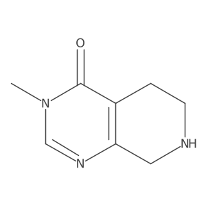 3-methyl-3H,4H,5H,6H,7H,8H-pyrido[3,4-d]pyrimidin-4-one结构式