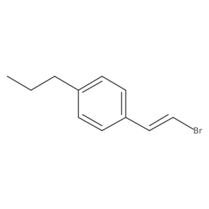 1-[(E)-2-bromoethenyl]-4-propylbenzene结构式
