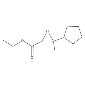 Ethyl 3-cyclopentyl-3-methyloxirane-2-carboxylate Structure