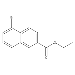 Ethyl 5-Bromo-2-naphthoate Structure